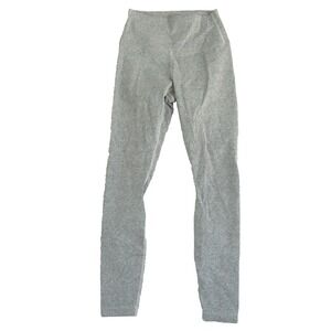 Nobull Tights Womens Size Small Gray Heather Full Length Crossfit Athleisure Gym